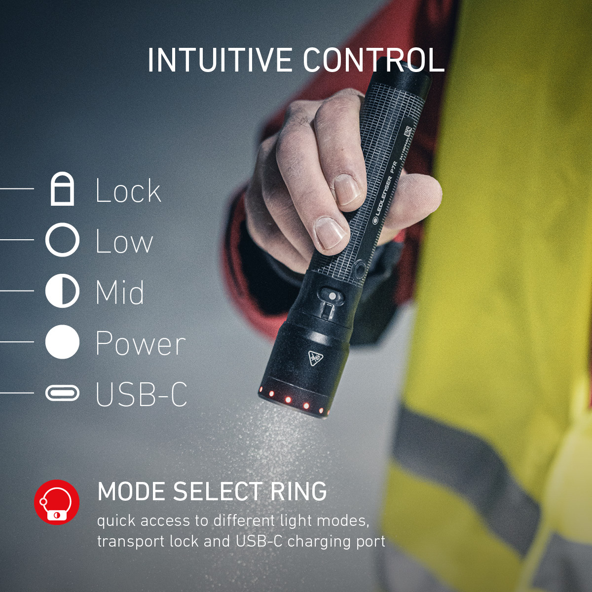 Led Lenser P7R Rechargeable Torch - Image 3