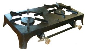 Continental Cast Iron Double Burner Stove